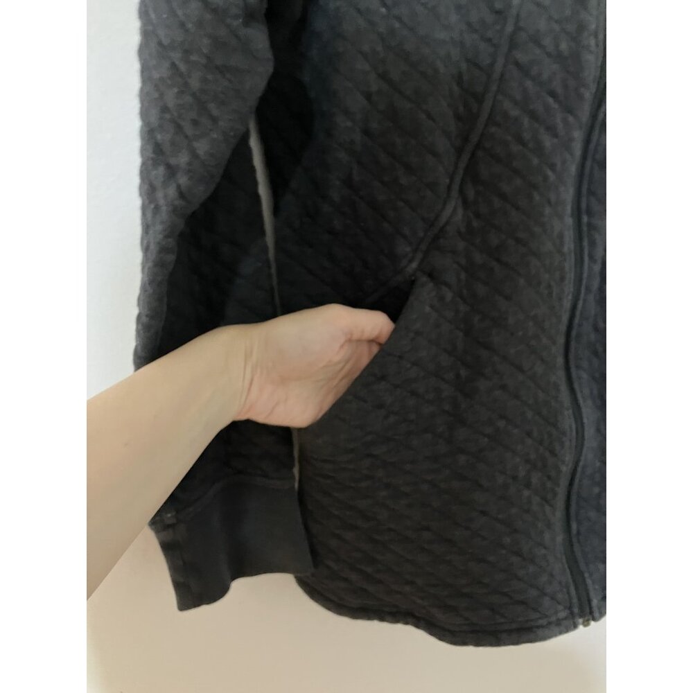 Patagonia Women's Quilted Full Zip Hooded Sweater Jacket Large READ - Picture 5 of 12